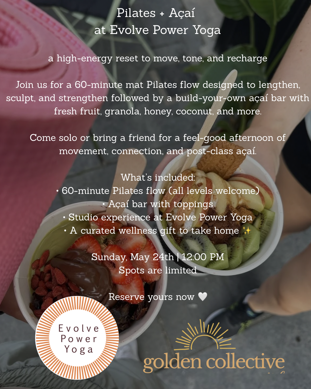 Pilates + Açaí Reset - May 24th